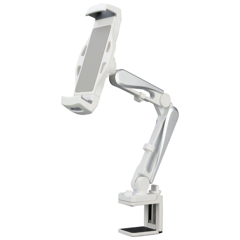 Aluminum Long Arm Clamp Mount Phone/Tablet Holder