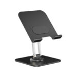 360° rotatable carbon steel desktop tablet stand, height adjustable