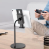 TL01 gooseneck tablet stand, gaming usage scene for tablet