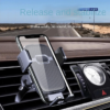360 rotating car air vent phone holder, stable no noise while driving