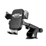 Suction cup telescopic gravity car phone holder, long arm windshield dashboard car mount for mobile phone