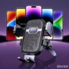 360 rotating car air vent phone holder with spiral inverted hook, compatible with smartphones