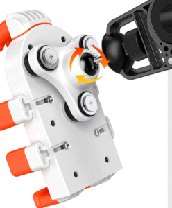 360 degree rotation structure of airbag bike phone holder for motorcycle
