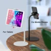 TL01 desktop holder for tablets and mobile phones, black and white options