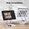 TS01 tablet holder fits 4-13 inch tablets and phones, dual display showcase